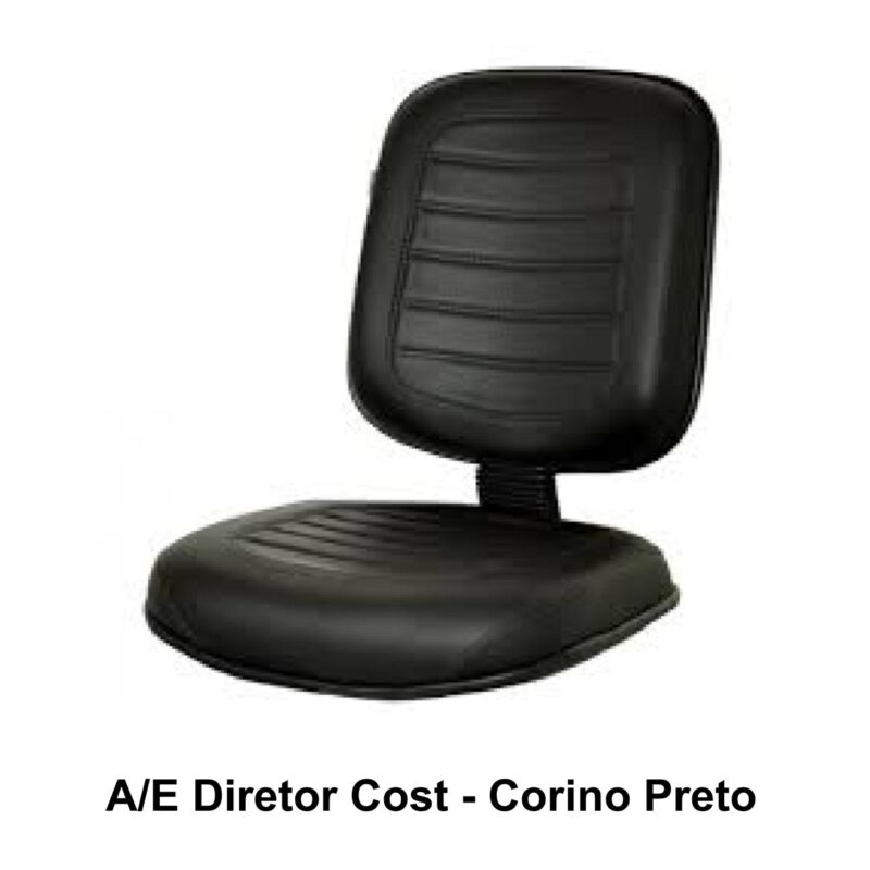 A/E Diretor Costurado GOMADA – Cor PRETA – 38002 FORTALEZA MÓVEIS 2