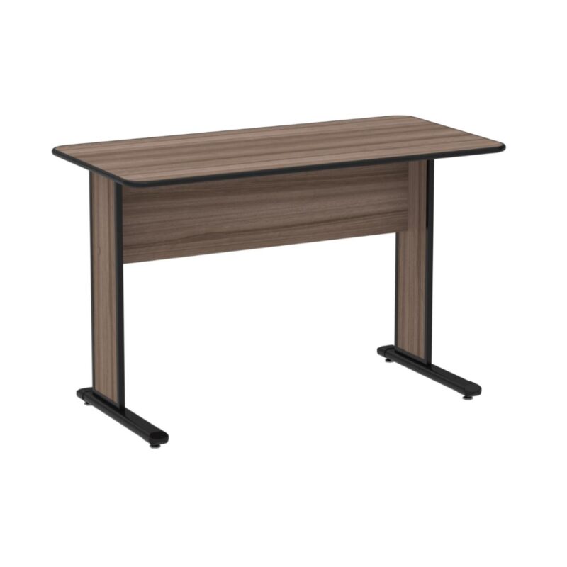 Mesa Escritório 0,90×0,60m – Cor Walnut 44094 FORTALEZA MÓVEIS 2