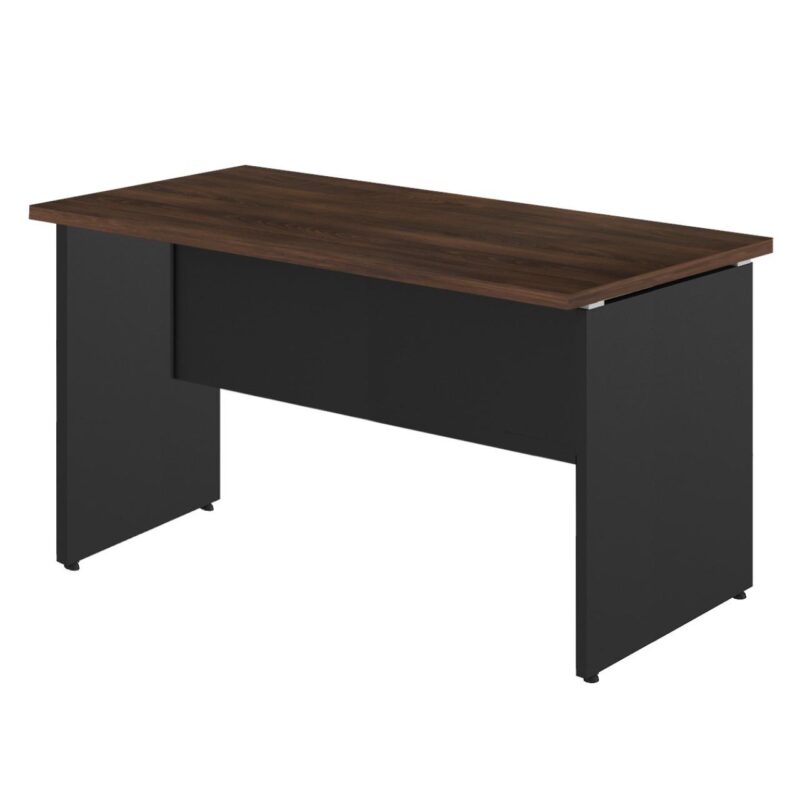 Mesa Escritório 1,70×0,60m – S/ Gavetas MARSALA / PRETO – 23474 FORTALEZA MÓVEIS 2